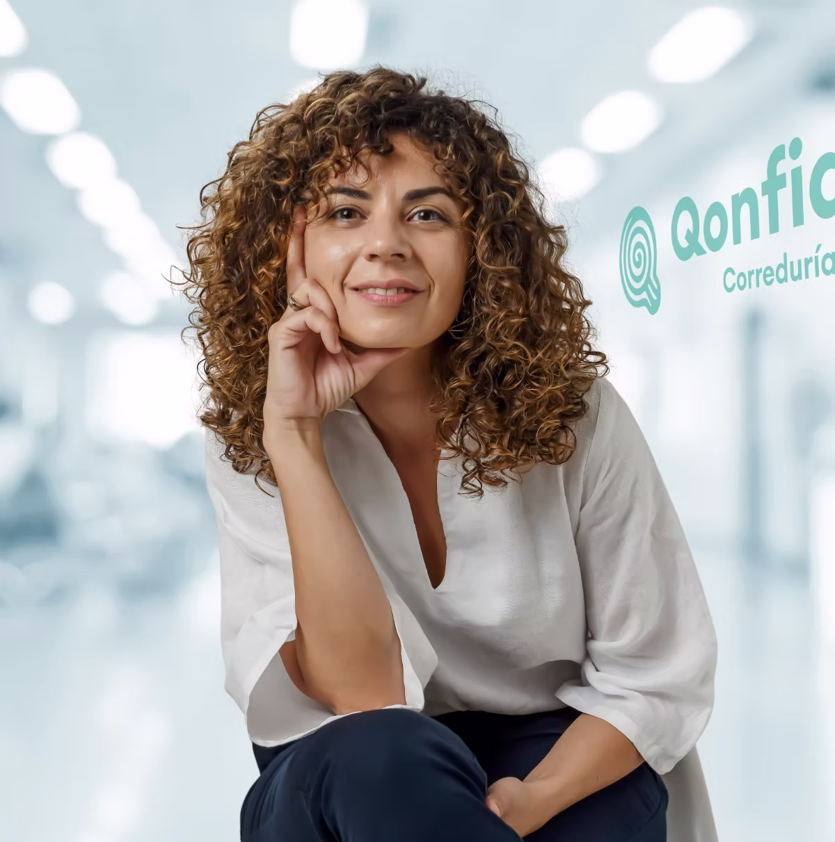 Esmeralda Melero Soto durante una sesión de asesoramiento